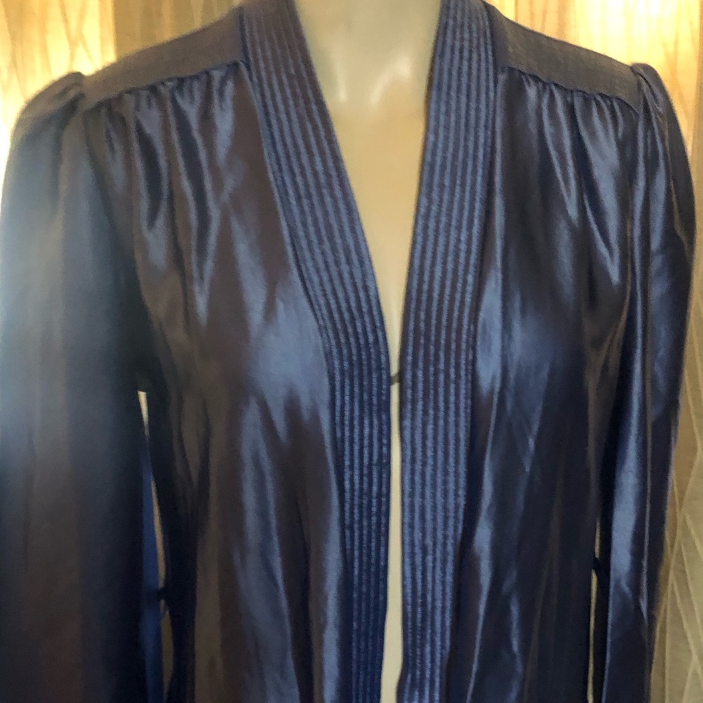 TOM BEZDUDA BARADS & CO VINTAGE ROBE FULL LENGTH BLUE NO TIE
